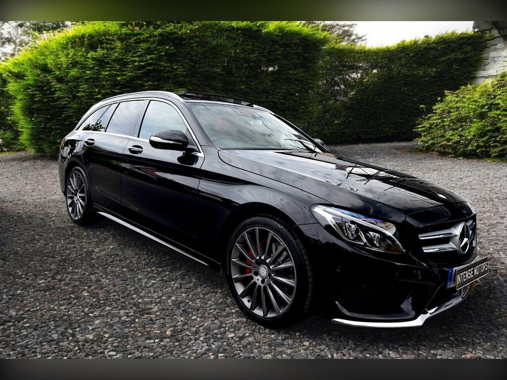 Mercedes-Benz C Class 2.0 C200 Amg Line Premium Plus Estate Black