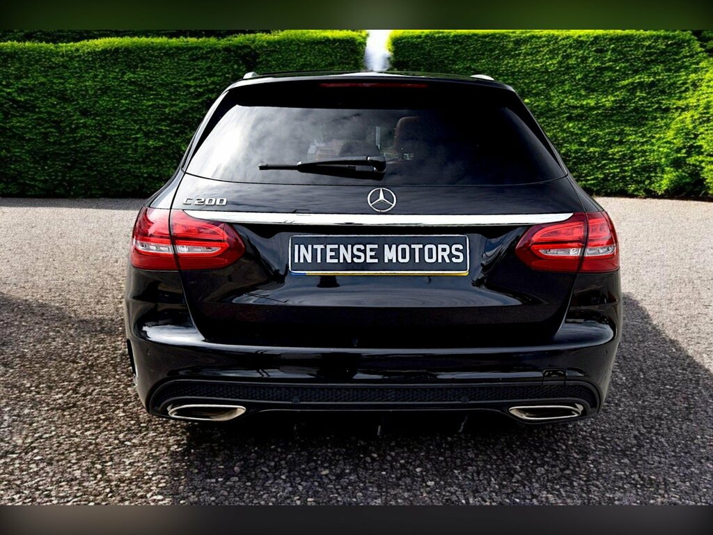 Mercedes-Benz C Class 2.0 C200 Amg Line Premium Plus Estate Black #4