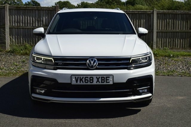 Volkswagen Tiguan 2.0 Tdi R-line Tech Suv Dsg 4Motion Eur VK68XBE White #2