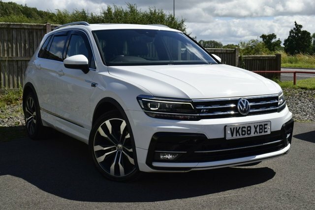 Volkswagen Tiguan 2.0 Tdi R-line Tech Suv Dsg 4Motion Eur White
