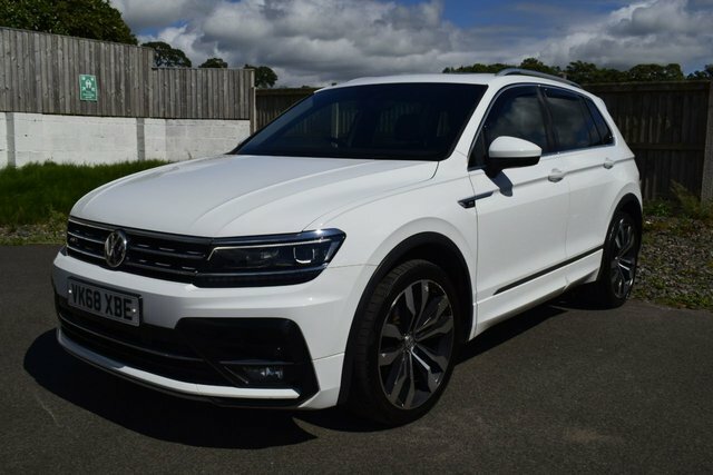 Volkswagen Tiguan 2.0 Tdi R-line Tech Suv Dsg 4Motion Eur VK68XBE White #3