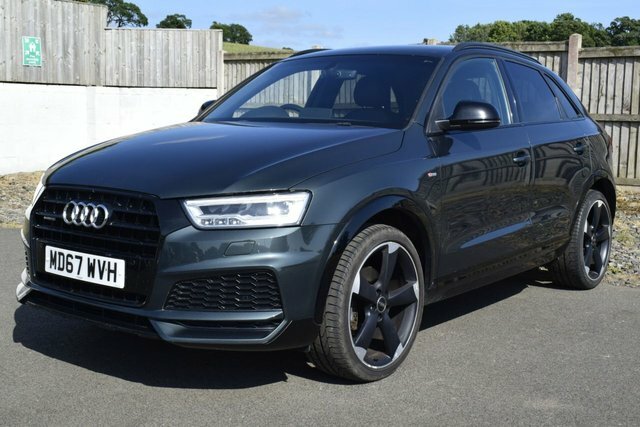 Audi Q3 2.0 Tdi Black Edition Suv Quattr MD67WVH Green #3