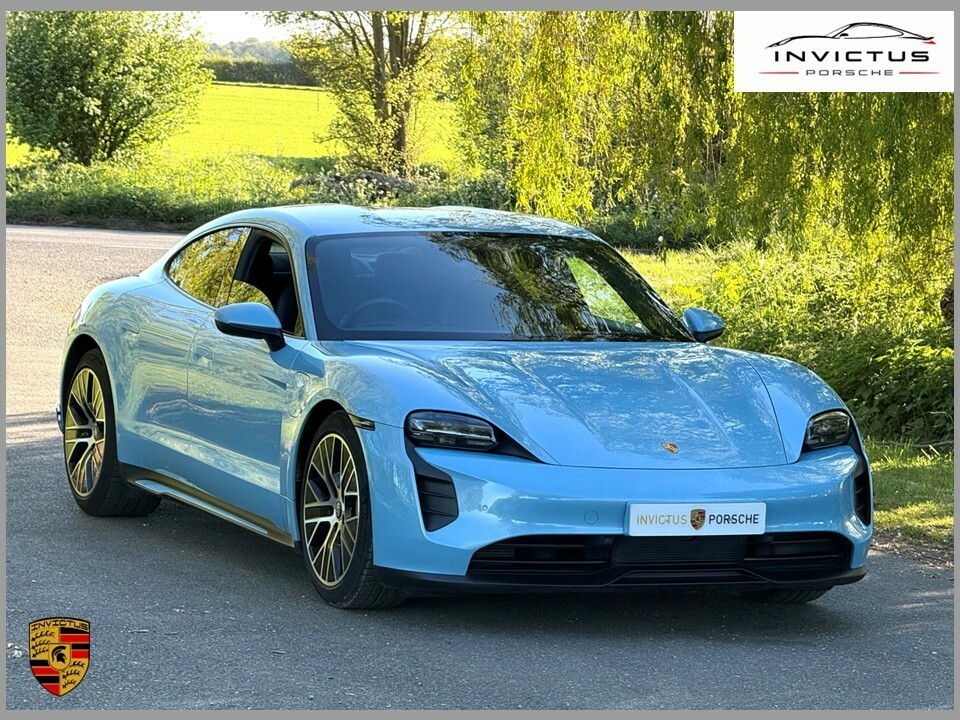 Porsche Taycan Saloon Blue
