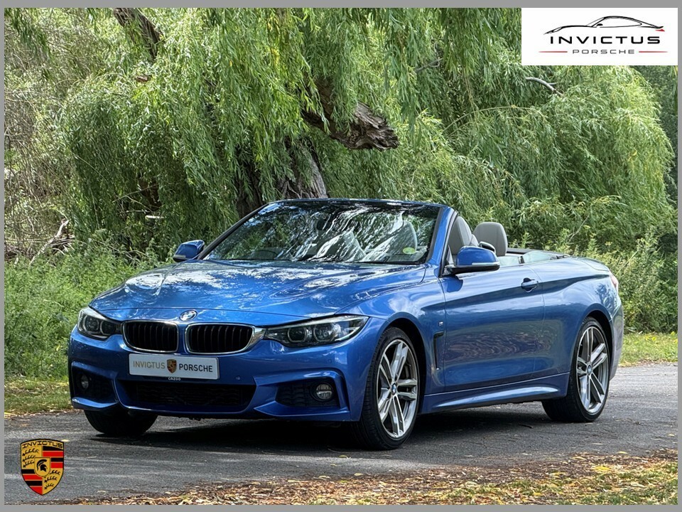 BMW 4 Series 2.0 420D M Sport Convertible Blue