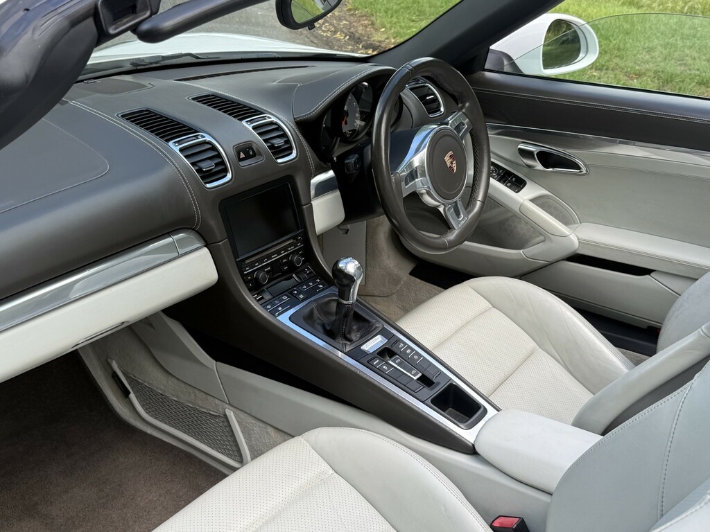 Porsche Boxster 3.4 981 S White #4