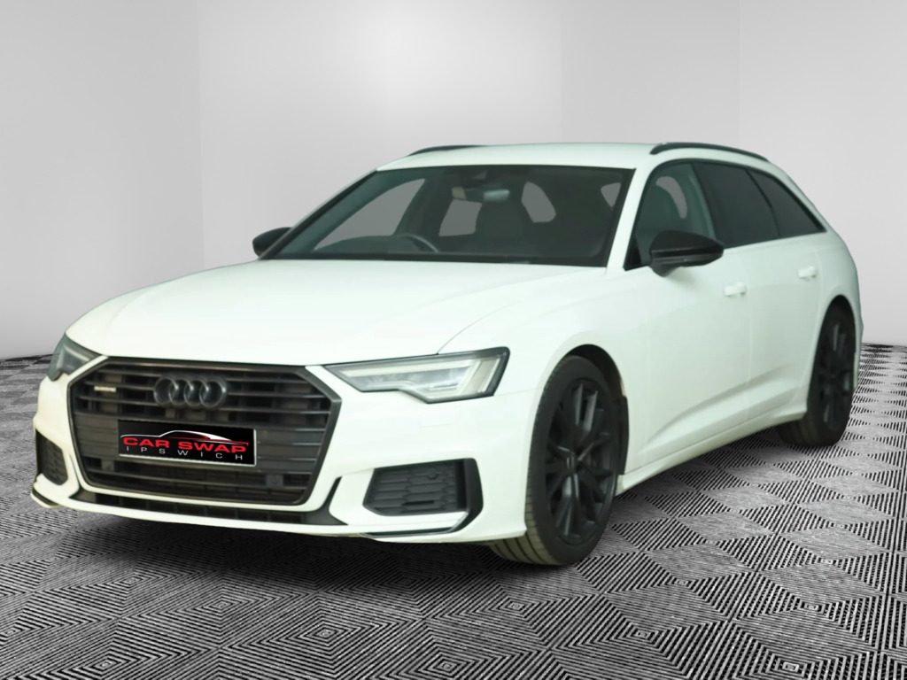 Audi A6 Avant 2.0 Tfsi 45 Black Edition Estate S Tron White #6