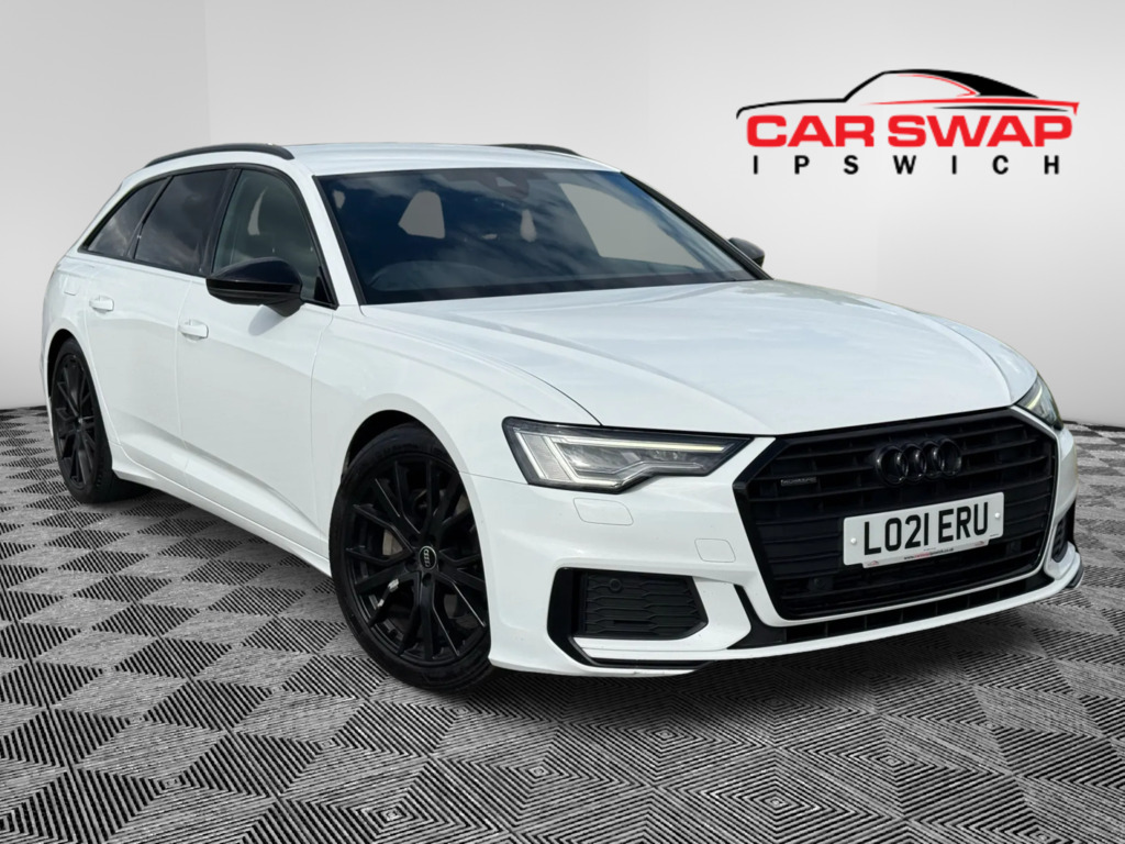 Audi A6 Avant 2.0 Tfsi 45 Black Edition Estate S Tron White #4