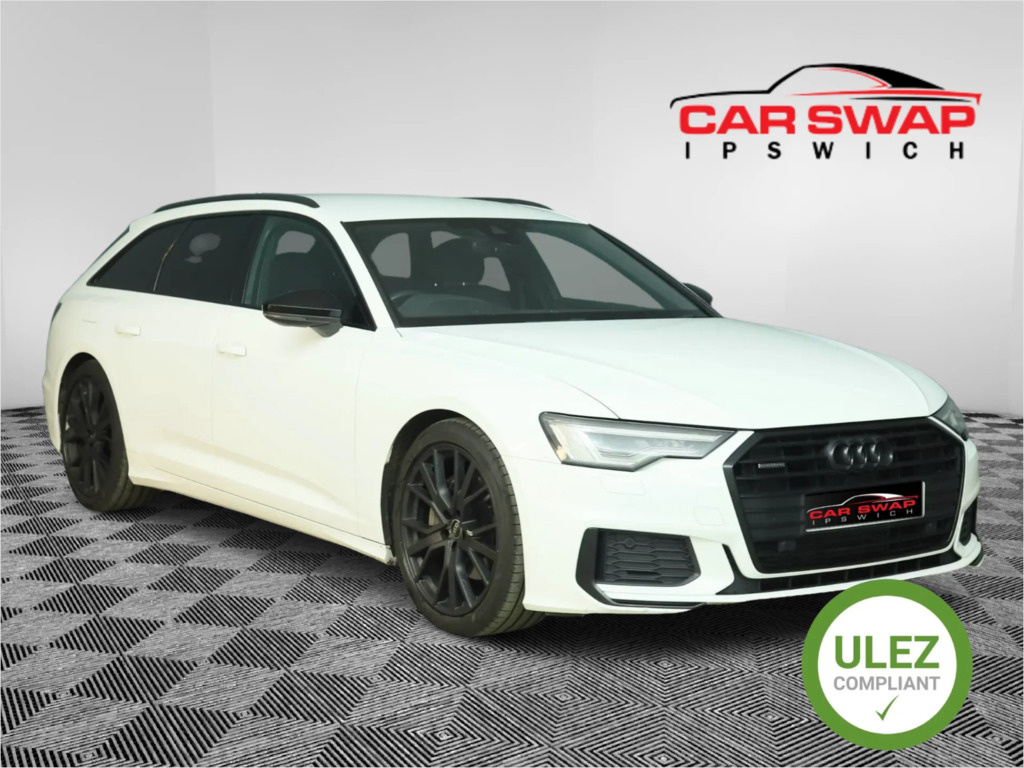 Audi A6 Avant 2.0 Tfsi 45 Black Edition Estate S Tron White