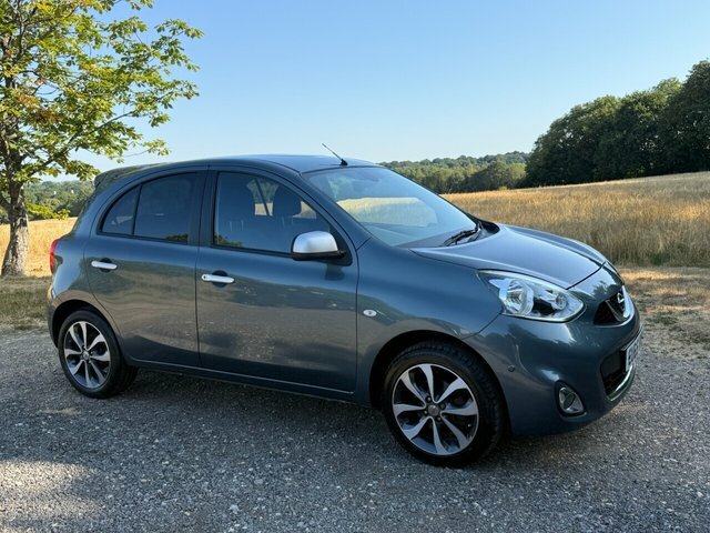 Nissan Micra 2015 1.2 N-tec Hatchback Cvt Euro 6 80 Grey #2