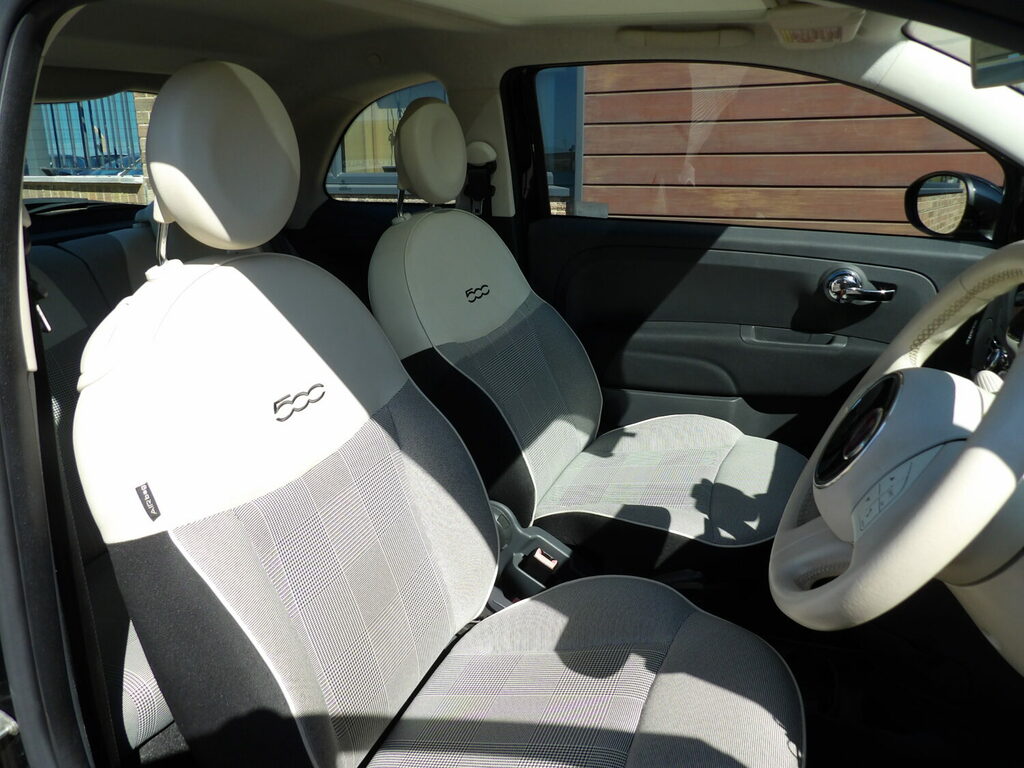 Fiat 500 1.2 Lounge Hatchback Euro 6 Ss Blue #8