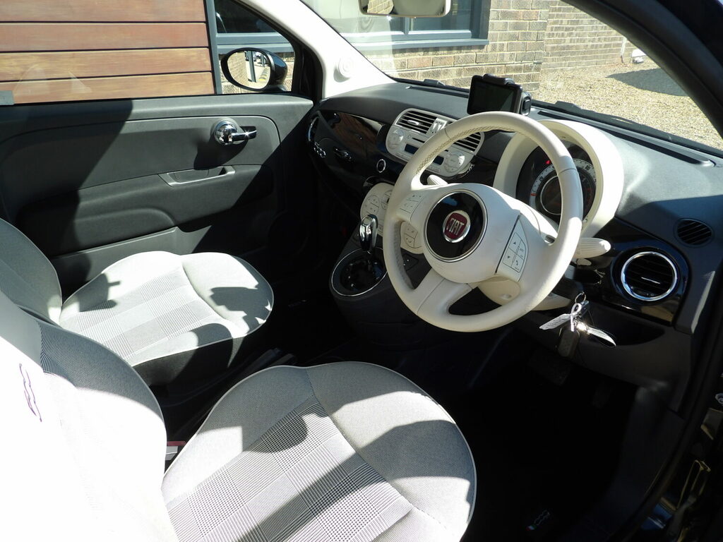 Fiat 500 1.2 Lounge Hatchback Euro 6 Ss Blue #7