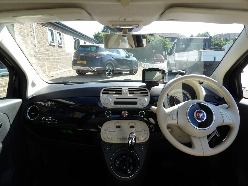 Fiat 500 1.2 Lounge Hatchback Euro 6 Ss Blue #6