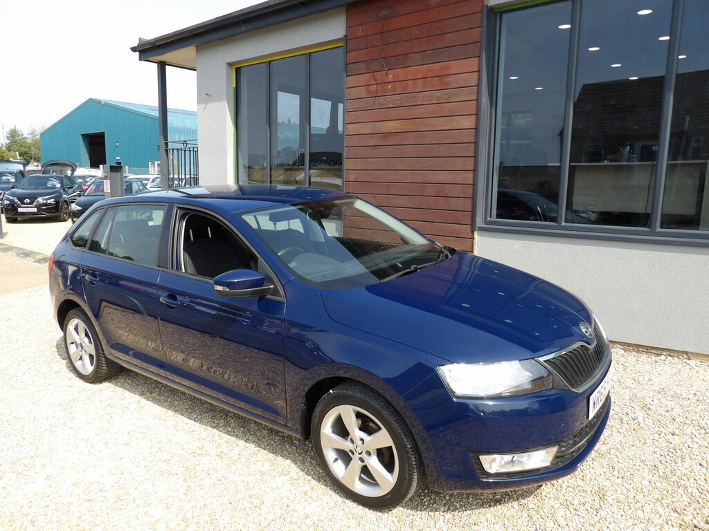 Skoda Rapid Spaceback Hatchback 1.2 Tsi 90 Se Tech Dsg Blue #3