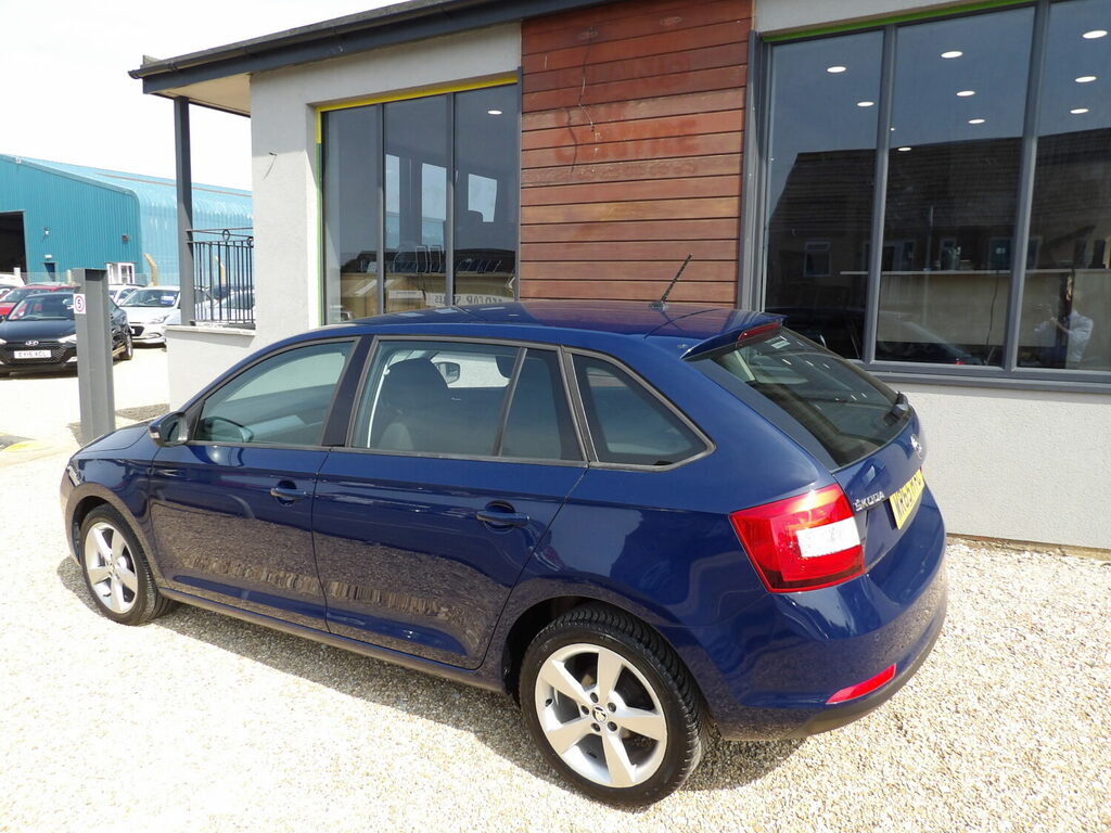 Skoda Rapid Spaceback Hatchback 1.2 Tsi 90 Se Tech Dsg Blue #4