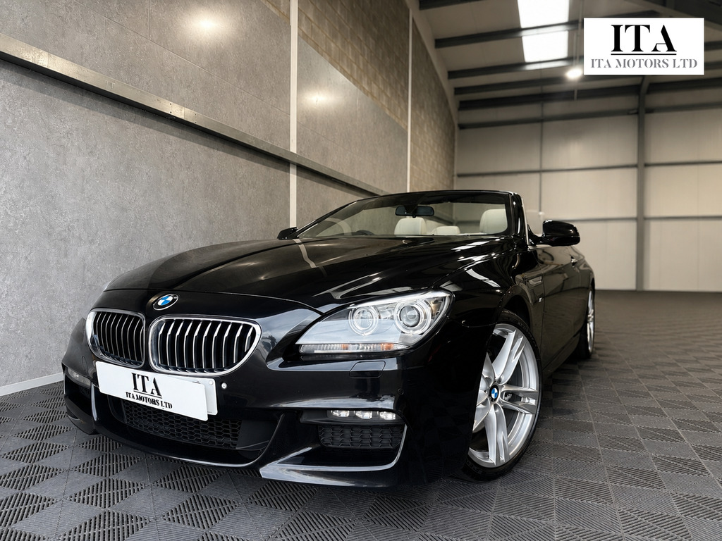 BMW 6 Series 3.0 640D M Sport Convertible Euro Black #5