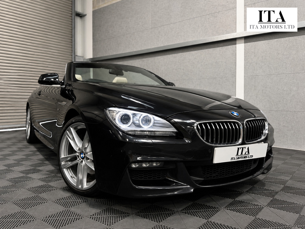 BMW 6 Series 3.0 640D M Sport Convertible Euro Black