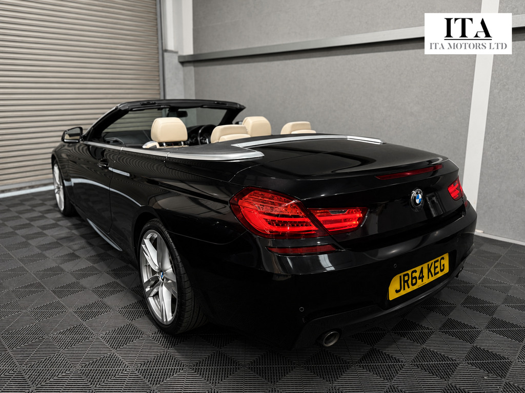 BMW 6 Series 3.0 640D M Sport Convertible Euro Black #3