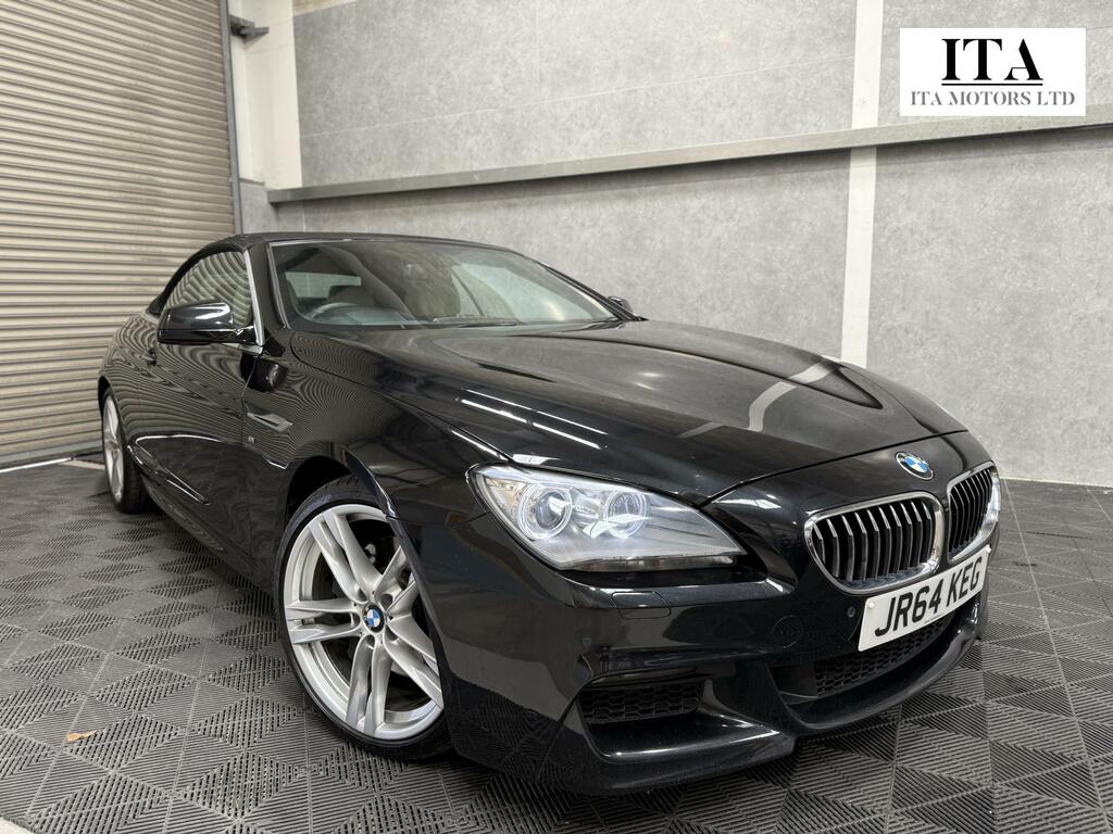 BMW 6 Series 3.0 640D M Sport Convertible Euro Black #6