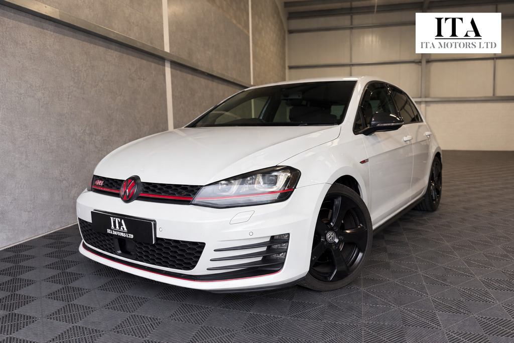 Volkswagen Golf Gti White #5