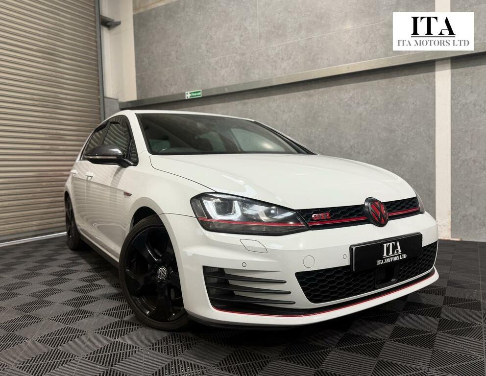 Volkswagen Golf Gti White #4