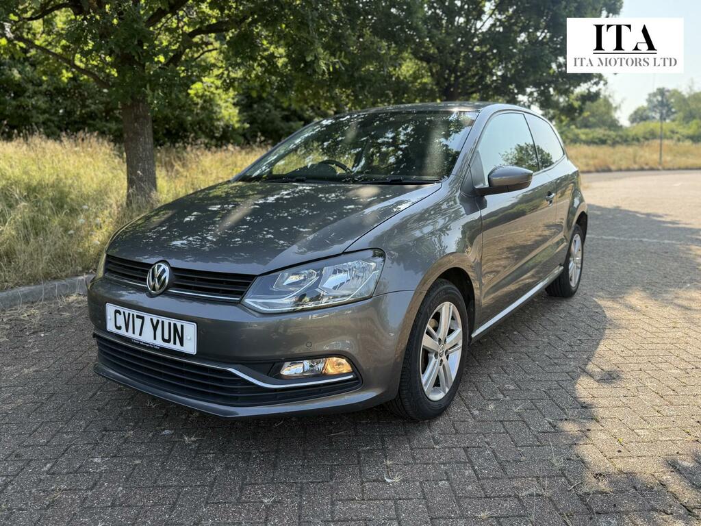 Volkswagen Polo 1.0 Bluemotion Tech Match Edition Hatchback Pe CV17YUN Grey #2