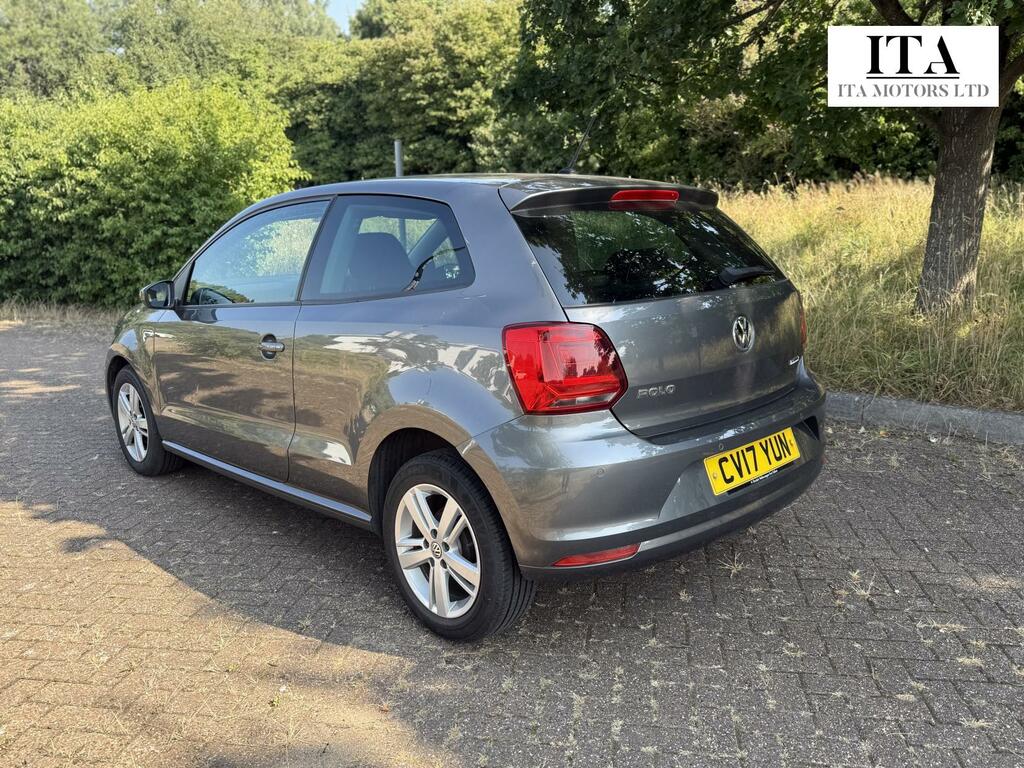 Volkswagen Polo 1.0 Bluemotion Tech Match Edition Hatchback Pe CV17YUN Grey #3