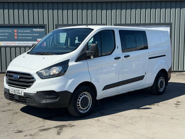 Ford Transit Custom 2.0 320 Ecoblue Crew Van Double Cab Man White