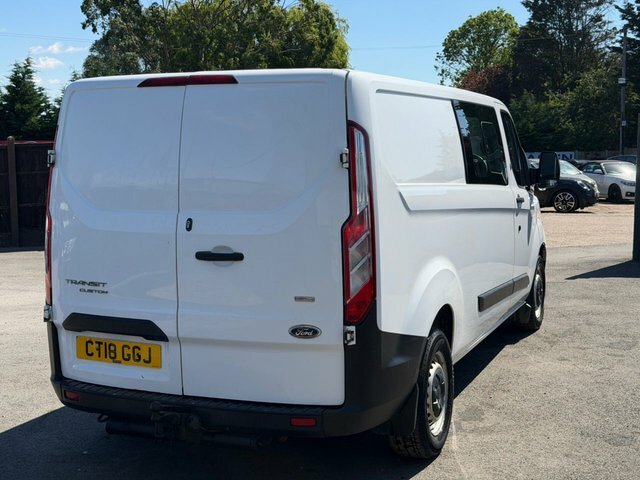 Ford Transit Custom 2.0 320 Ecoblue Crew Van Double Cab Man CT18GGJ White #3