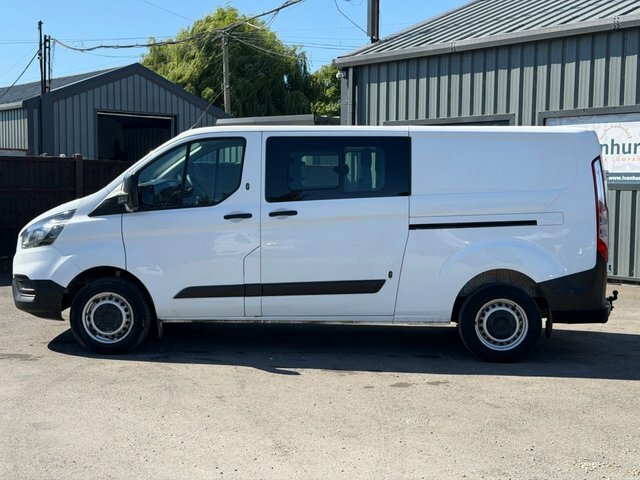 Ford Transit Custom 2.0 320 Ecoblue Crew Van Double Cab Man CT18GGJ White #2