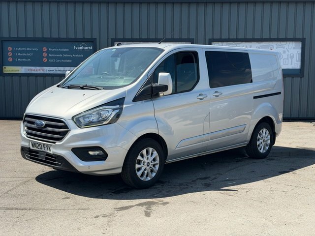 Ford Transit Custom 2.0 300 Ecoblue Limited Panel Van Manua Silver