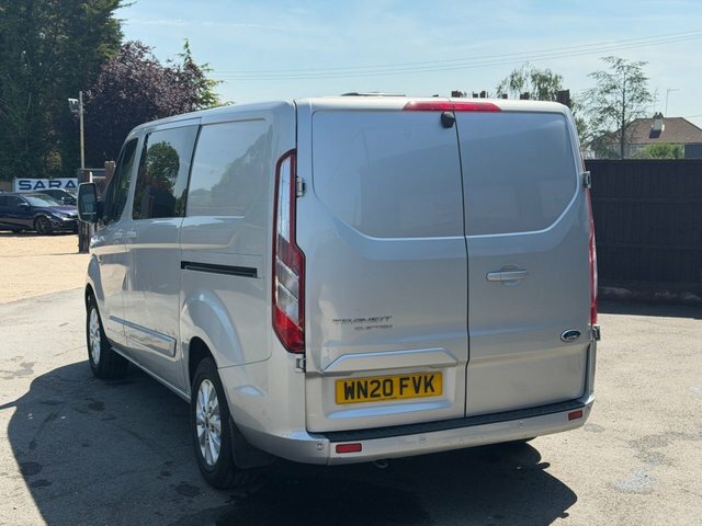 Ford Transit Custom 2.0 300 Ecoblue Limited Panel Van Manua Silver #4