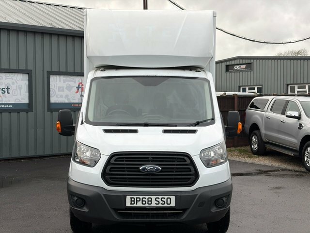 Ford Transit Custom 2.0 350 Ecoblue Chassis Cab Rwd White #2