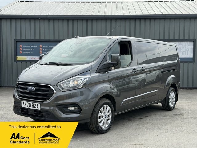 Ford Transit Custom 2.0 300 Ecoblue Limited Panel Van Manua Grey