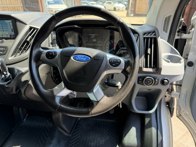 Ford Transit Custom 2.2 Tdci 410 Hdt L3 H2 15 Seats White #38