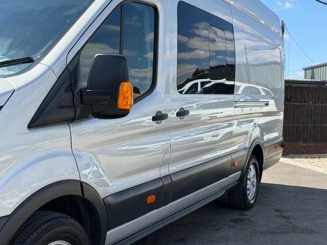 Ford Transit Custom 2.2 Tdci 410 Hdt L3 H2 15 Seats White #11