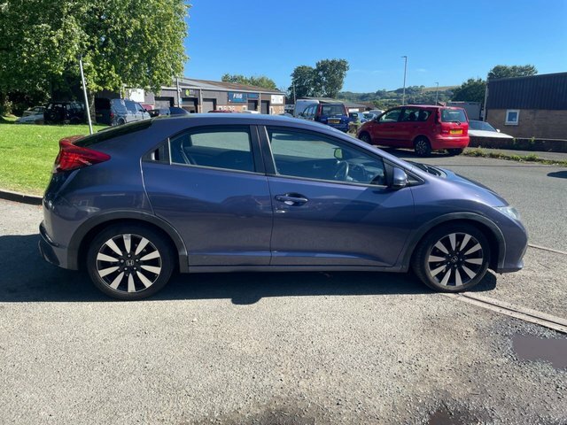 Honda Civic 1.8 I-vtec Se Plus Hatchback Eur Blue #4