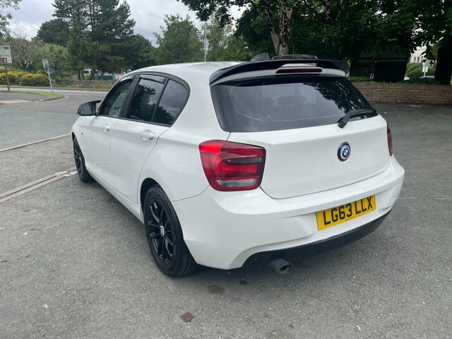 BMW 1 Series 1.6 116D Ed Efficientdynamics Hatchback White #6