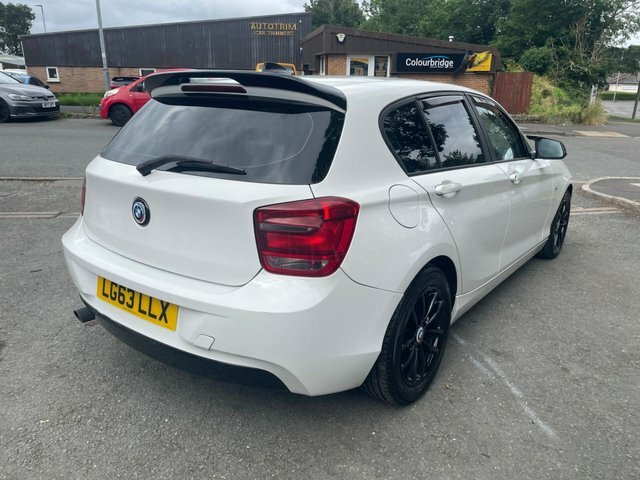 BMW 1 Series 1.6 116D Ed Efficientdynamics Hatchback White #4