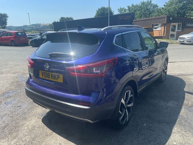 Nissan Qashqai 1.6 Dci Tekna Suv Xtron Euro 6 S S 1 VO18NKP Blue #4