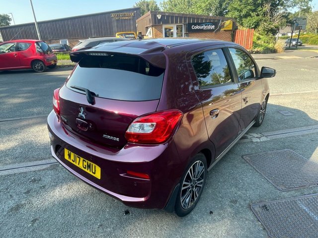 Mitsubishi Mirage 1.2 Juro Hatchback Euro 6 S S Purple #5