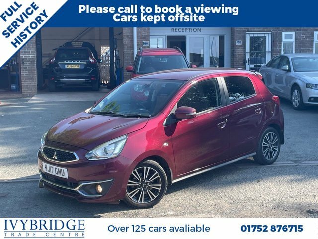 Mitsubishi Mirage 1.2 Juro Hatchback Euro 6 S S Purple