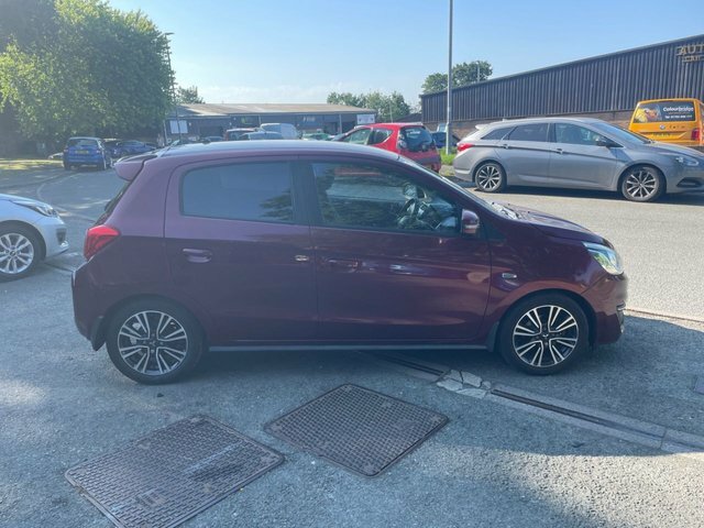 Mitsubishi Mirage 1.2 Juro Hatchback Euro 6 S S Purple #4
