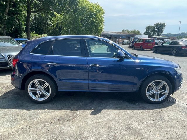 Audi Q5 2.0 Tdi S Line Plus Suv Quattro Blue #4