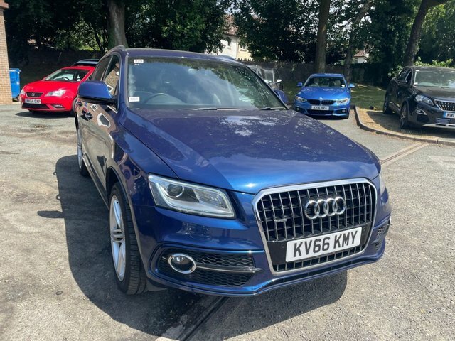 Audi Q5 2.0 Tdi S Line Plus Suv Quattro Blue #3