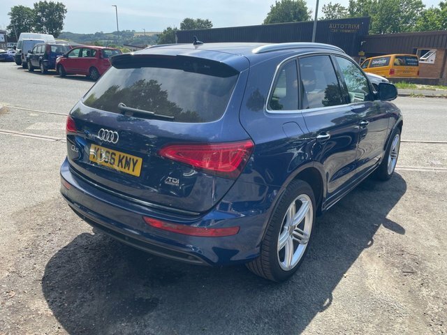 Audi Q5 2.0 Tdi S Line Plus Suv Quattro Blue #5
