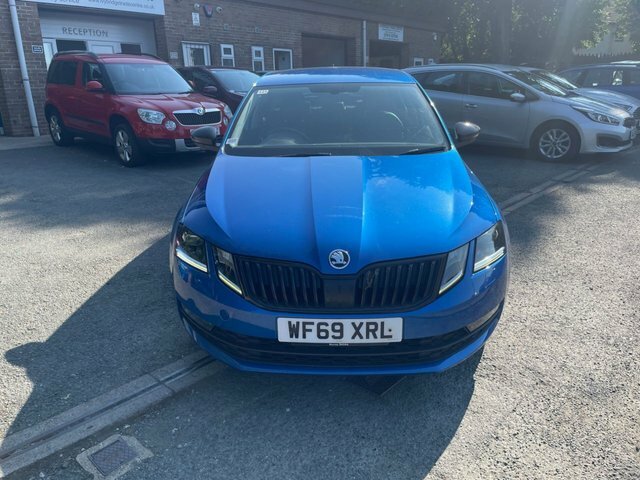 Skoda Octavia 1.5 Tsi Gpf Act Se L Hatchback Dsg Euro WF69XRL Blue #2