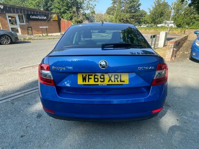 Skoda Octavia 1.5 Tsi Gpf Act Se L Hatchback Dsg Euro WF69XRL Blue #6