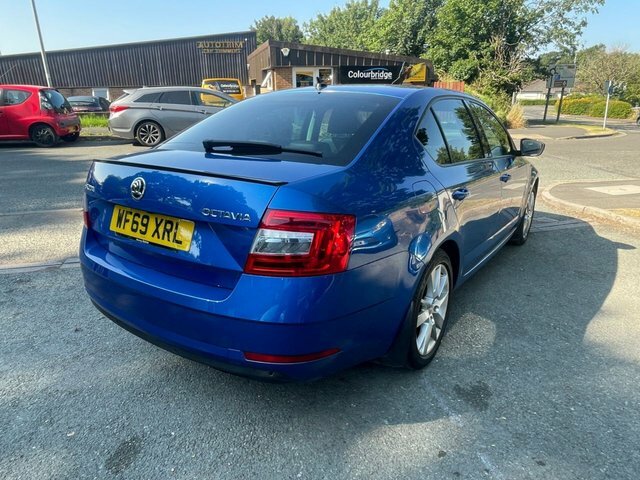 Skoda Octavia 1.5 Tsi Gpf Act Se L Hatchback Dsg Euro WF69XRL Blue #5