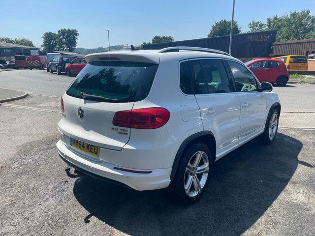 Volkswagen Tiguan 2.0 Tdi Bluemotion Tech R-line Suv Manu MV64KEU White #5