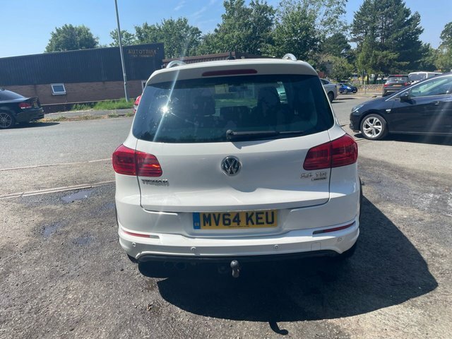 Volkswagen Tiguan 2.0 Tdi Bluemotion Tech R-line Suv Manu MV64KEU White #6